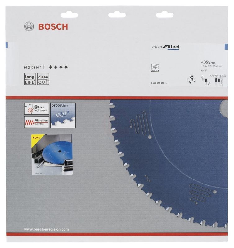 Bosch Daire Testere Bıçağı Expert For Steel 355x25,40 mm 80 Diş 