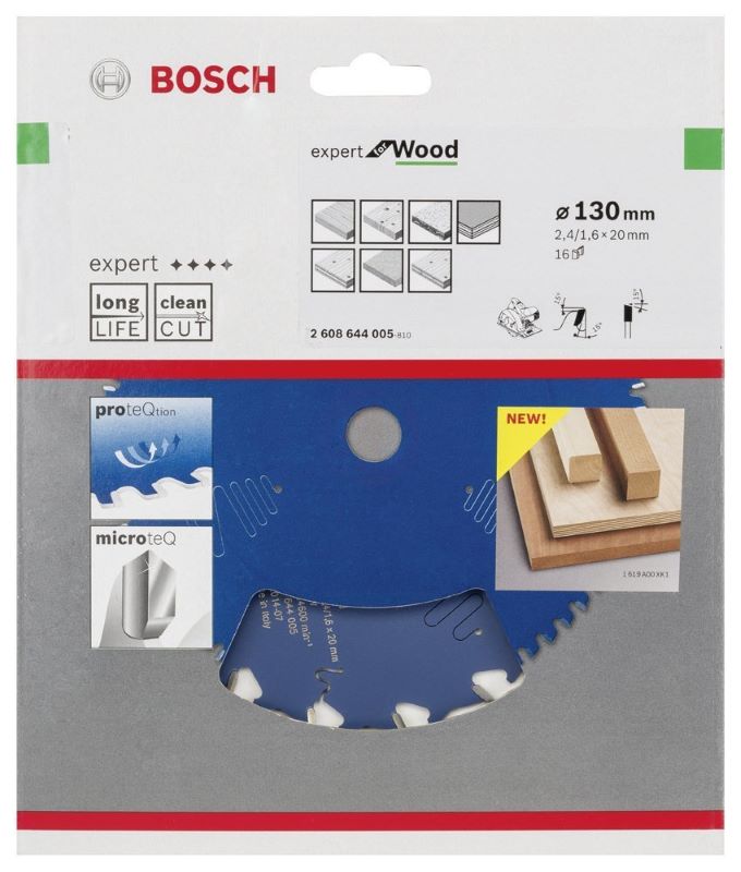 Bosch Daire Testere Bıçağı Expert For Wood 130x20 mm 16 Diş 