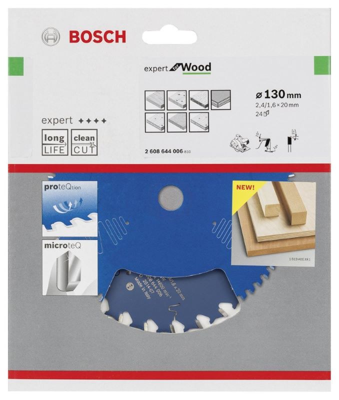 Bosch Daire Testere Bıçağı Expert For Wood 130x20 mm 24 Diş 