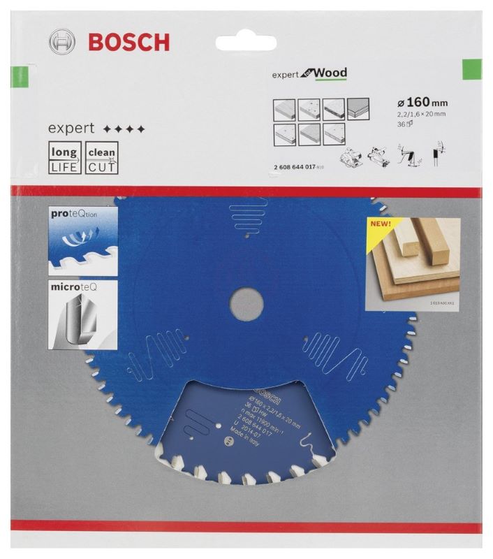Bosch Daire Testere Bıçağı Expert For Wood 160x20 mm 36 Diş (2,2/1,6 mm) 