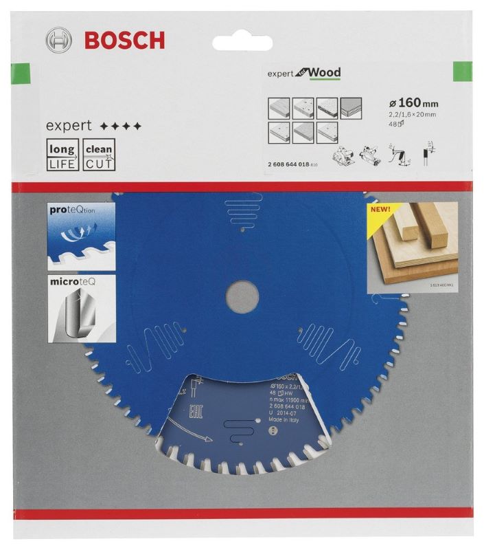 Bosch Daire Testere Bıçağı Expert For Wood 160x20 mm 48 Diş (2,2/1,6 mm) 
