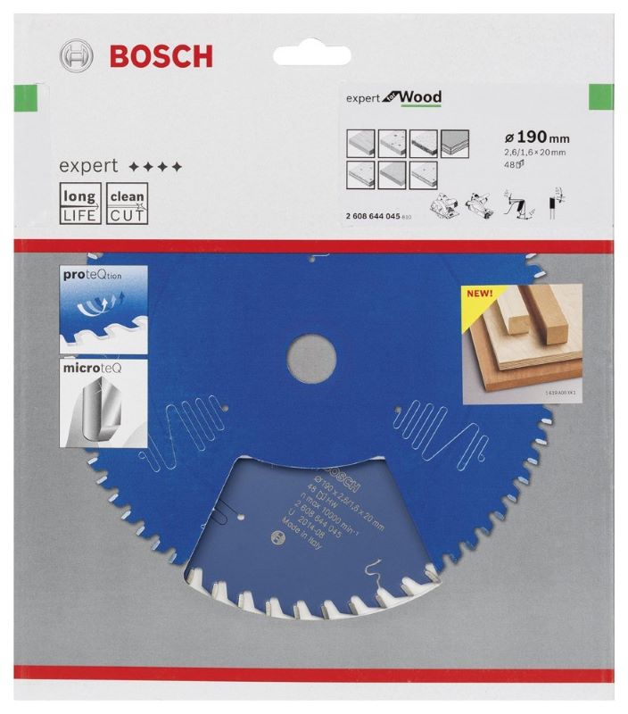 Bosch Daire Testere Bıçağı Expert For Wood 190x20 mm 48 Diş 