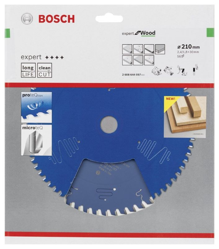 Bosch Daire Testere Bıçağı Expert For Wood 210x30 mm 56 Diş (2,4/1,8 mm) 