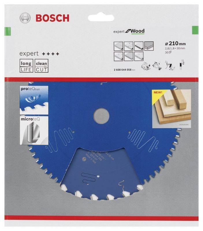 Bosch Daire Testere Bıçağı Expert For Wood 210x30 mm 30 Diş 