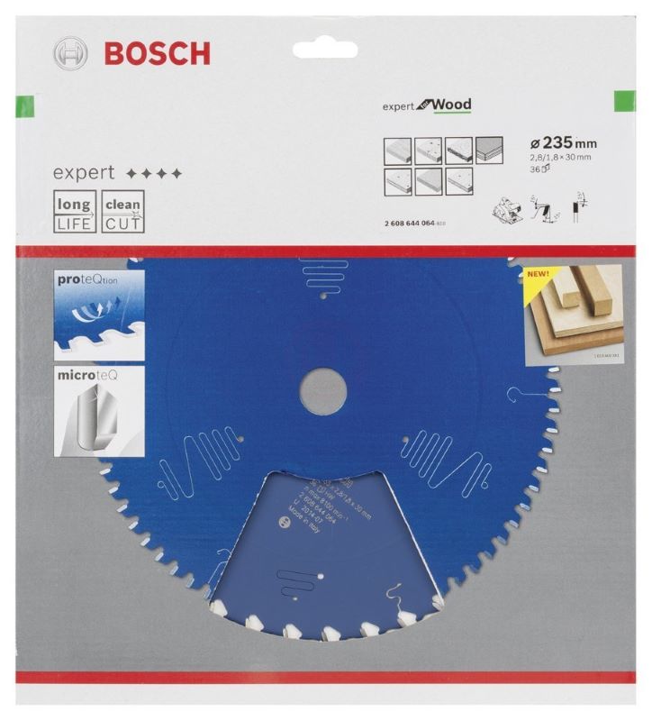 Bosch Daire Testere Bıçağı Expert For Wood 235x30 mm 36 Diş 
