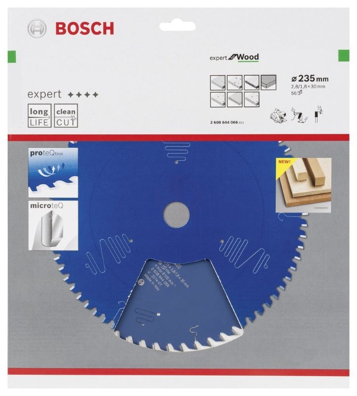 Bosch Daire Testere Bıçağı Expert For Wood 235x30 mm 56 Diş 