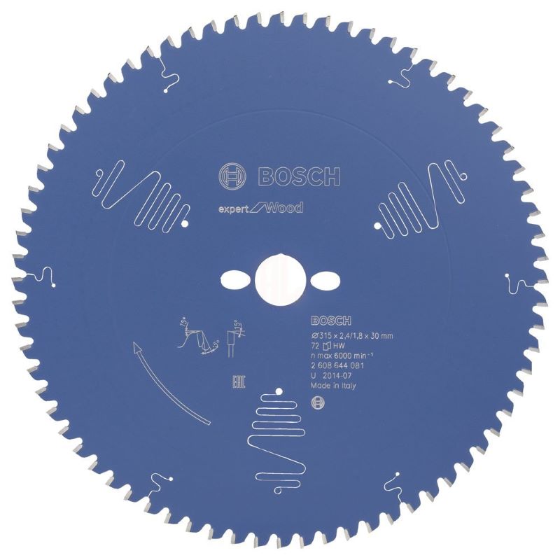 Bosch Daire Testere Bıçağı Expert For Wood 315x30 mm 72 Diş 