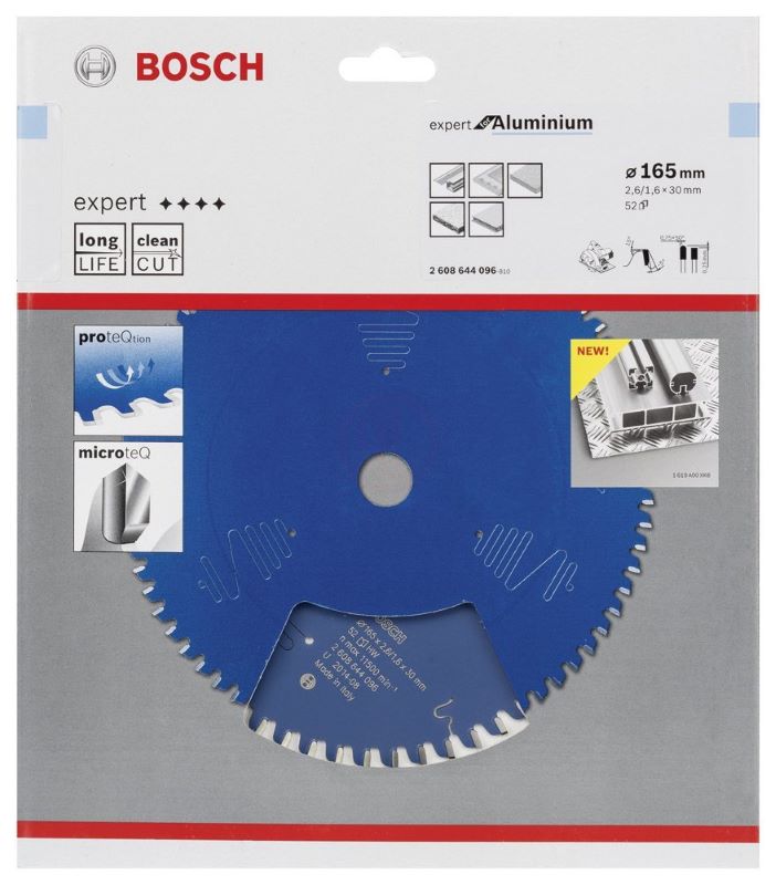 Bosch Daire Testere Bıçağı Expert For Aluminium 165x30 mm 52 Diş 