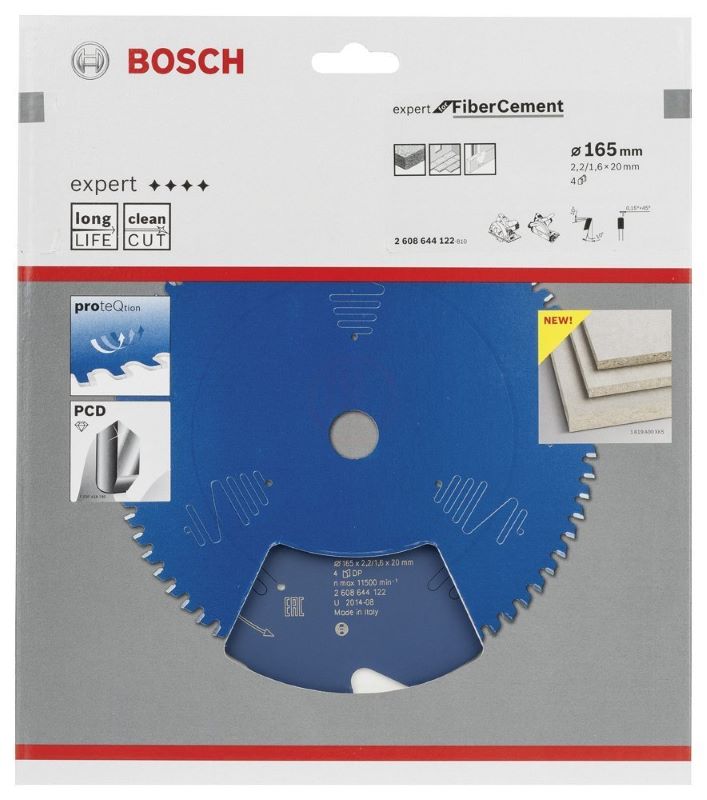 Bosch Daire Testere Bıçağı Expert For FiberCement 165x20 mm 4 Diş 