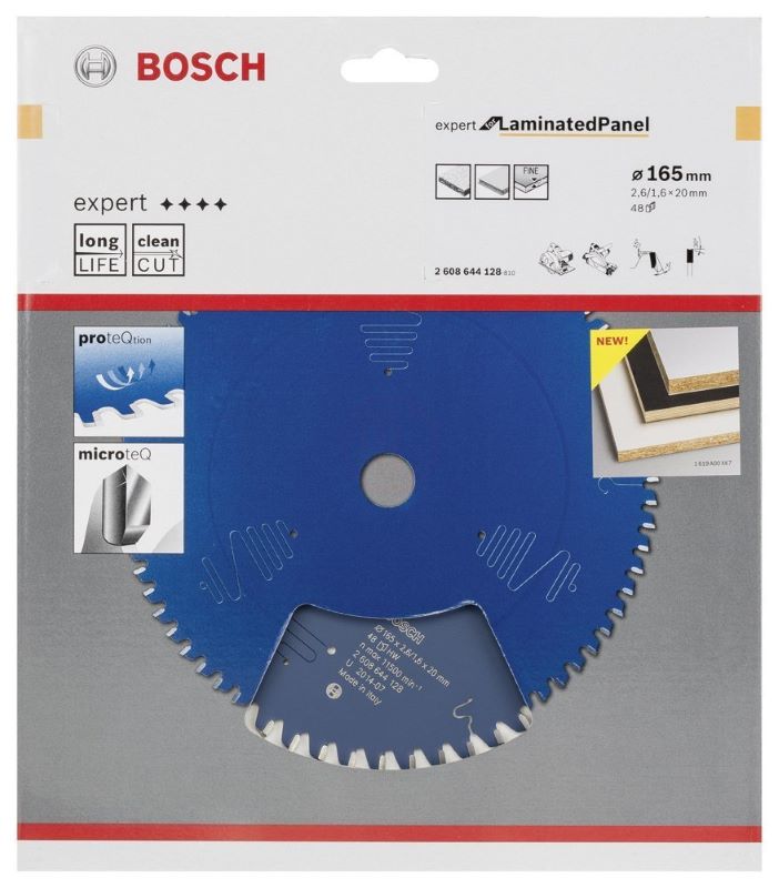 Bosch Daire Testere Bıçağı Expert For LaminatedPanel 165x20 mm 48 Diş 