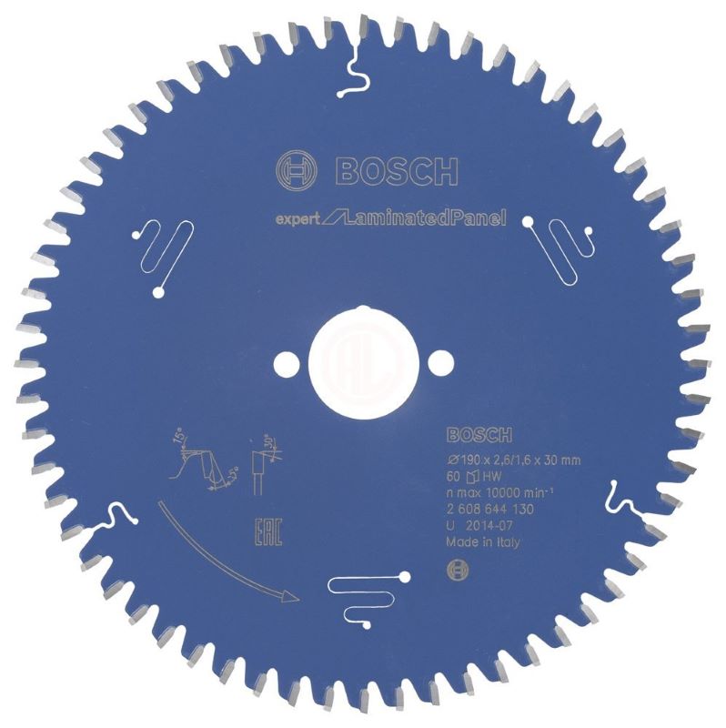 Bosch Daire Testere Bıçağı Expert For LaminatedPanel 190x30 mm 60 Diş 