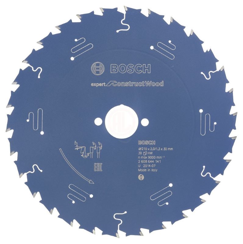 Bosch Daire Testere Bıçağı Expert For ConstructWood 210x30 mm 30 Diş 
