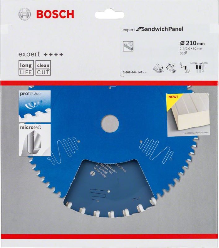 Bosch Daire Testere Bıçağı Expert For SandwichPanel 210x30 mm 36 Diş 