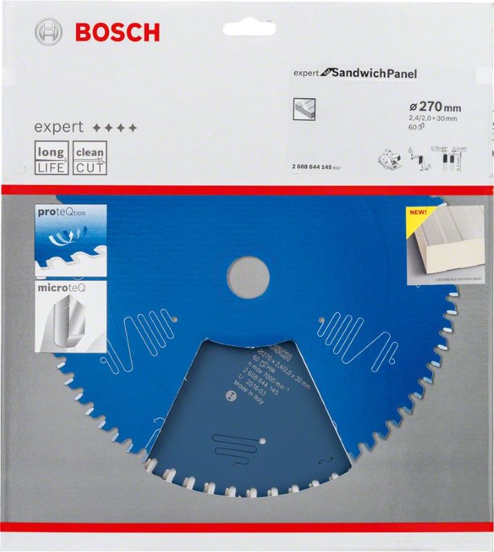 Bosch Daire Testere Bıçağı Expert For SandwichPanel 270x30 mm 60 Diş 