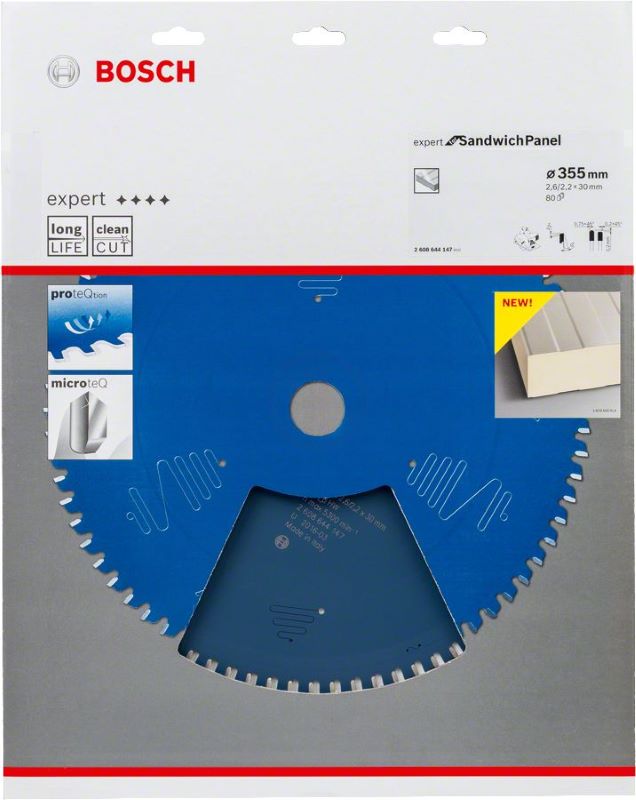 Bosch Daire Testere Bıçağı Expert For SandwichPanel 355x30 mm 80 Diş 