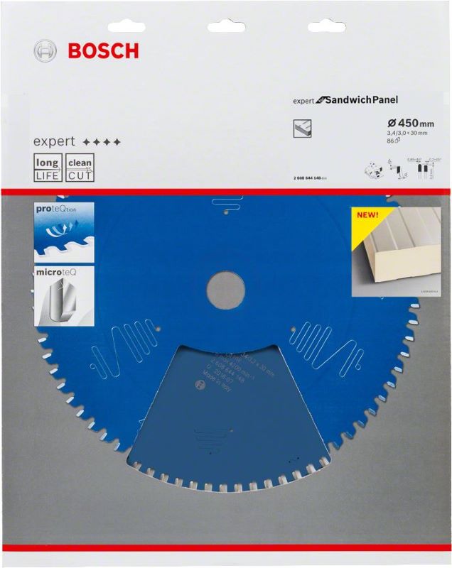 Bosch Daire Testere Bıçağı Expert For SandwichPanel 450x30 mm 86 Diş 