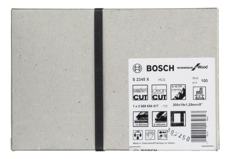 Bosch Panter Testere Bıçağı Progressor For Wood S 2345 X 200 mm (100 Adet) 
