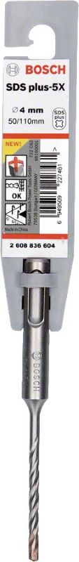 Bosch SDS Plus-5X Kırıcı Delici Uç 4,0x110 mm (1 Adet) 