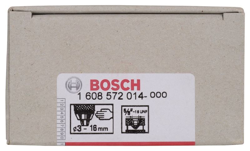 Bosch Anahtarsız Mandren 5/8 İnç - 16 UNF Ø3-16 mm 