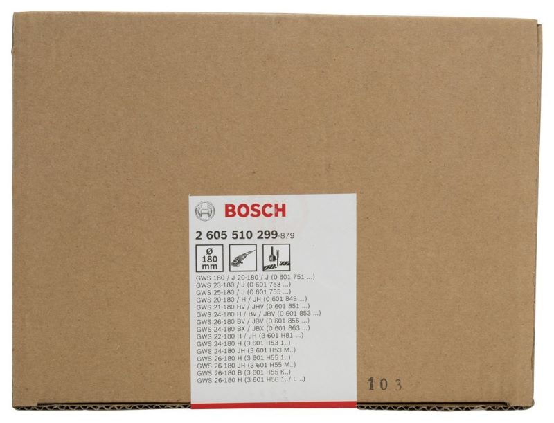 Bosch Taşlama Makinesi İçin Koruma Siperi Kapaklı Vidalı 180 mm 