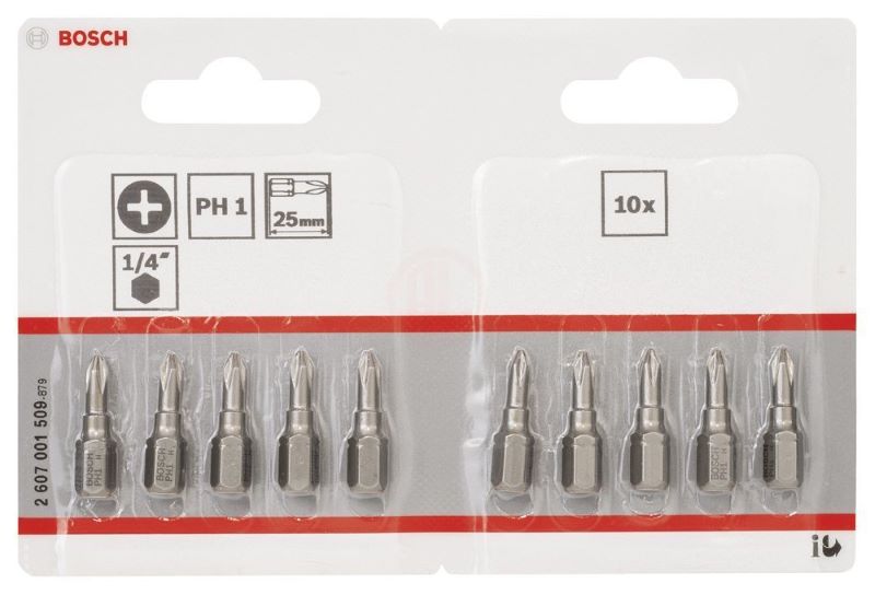 Bosch Vidalama Ucu Extra Hard PH1x25 mm (10 Adet) 