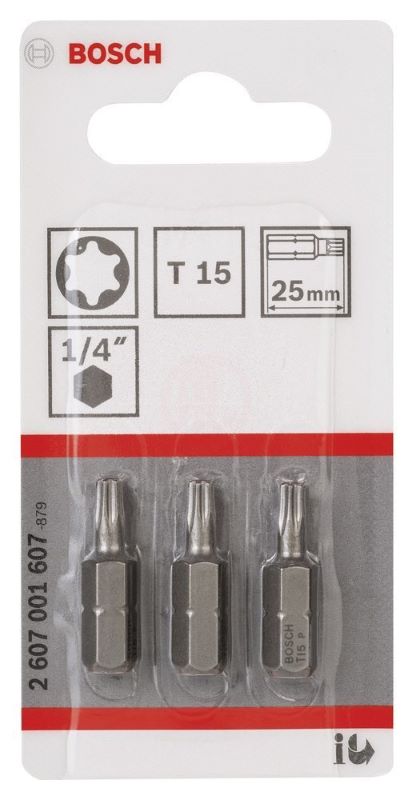 Bosch Vidalama Ucu Extra Hard T15x25 mm (3 Adet) 