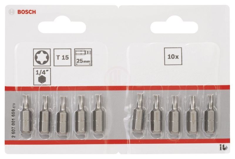 Bosch Vidalama Ucu Extra Hard T15x25 mm (10 Adet) 