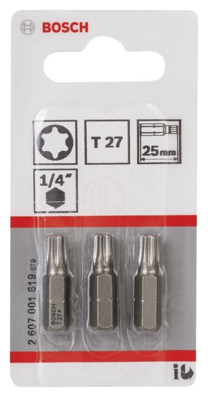 Bosch Vidalama Ucu Extra Hard T27x25 mm (3 Adet) 
