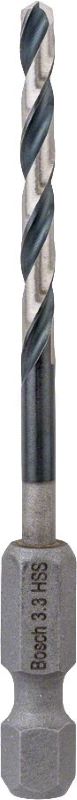 Bosch Metal Matkap Ucu Impact Control HSS Altıgen Şaft 3,3x75 mm 