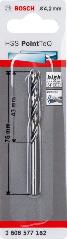 Bosch Metal Matkap Ucu HSS PointTeQ (DIN 338) 4,2 mm (1 Adet) 