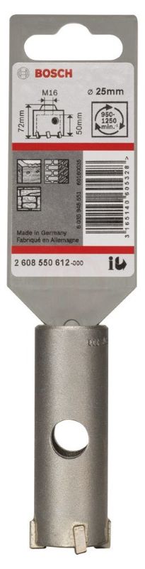 Bosch SDS Plus-9 CoreCutter Kırıcı Delici Buat Uç 25x72 mm 