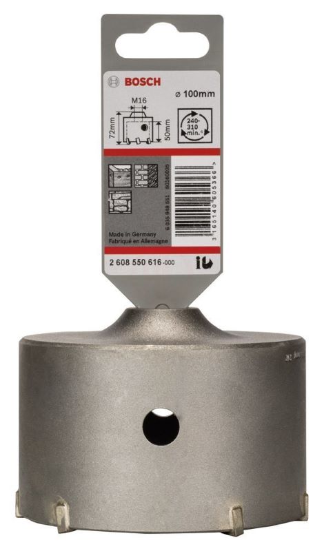 Bosch SDS Plus-9 CoreCutter Kırıcı Delici Buat Uç 100x72 mm 