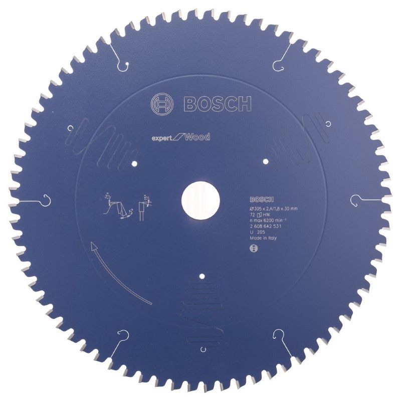 Bosch Daire Testere Bıçağı Expert For Wood 305x30 mm 72 Diş 