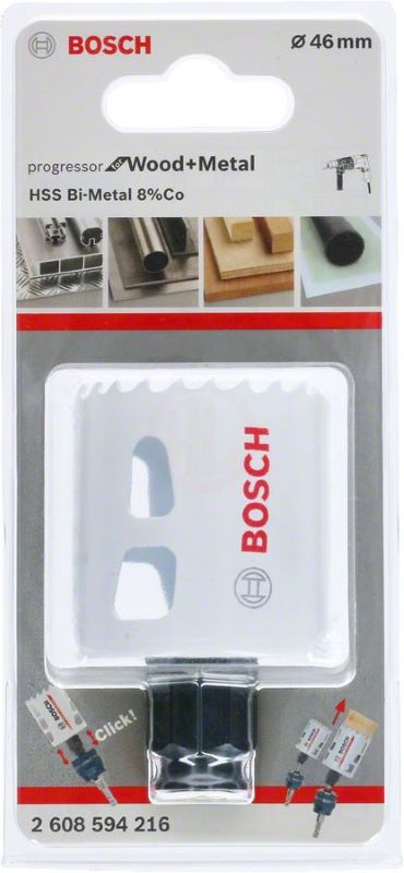 Bosch Progressor Metal ve Ahşap Delik Açma Testeresi 46 mm 