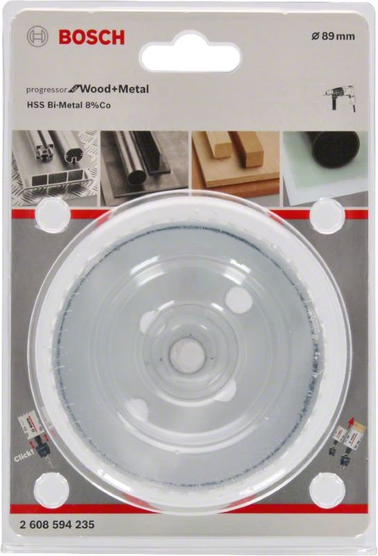 Bosch Progressor Metal ve Ahşap Delik Açma Testeresi 89 mm 