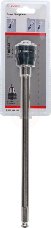 Bosch Power Change Plus Uzatma Adaptörü Ø11 mm 300 mm 