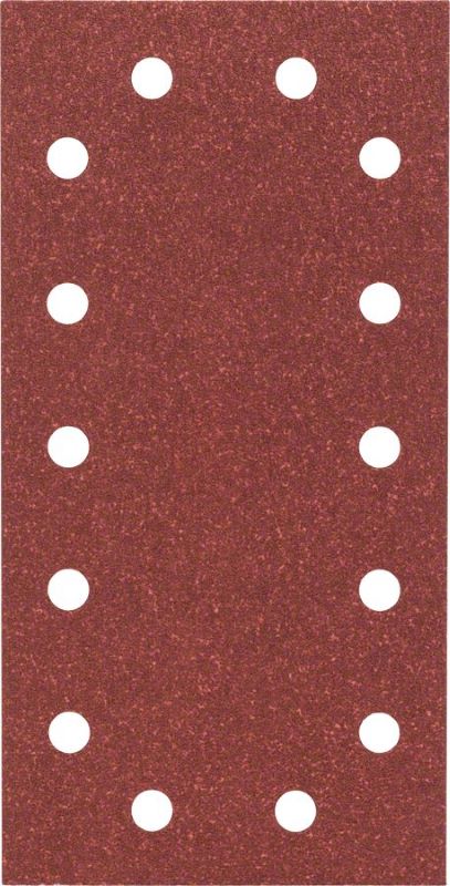 Bosch Titreşimli Zımpara Kağıdı 14 Delik 115x230 mm 80 Kum (10 Adet) 