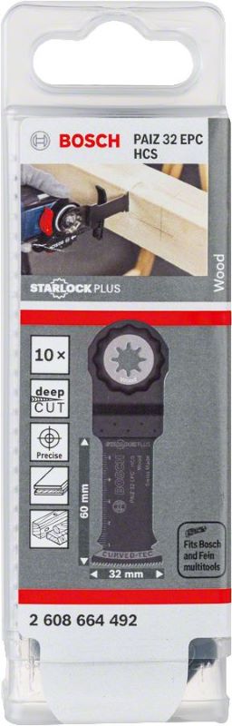 Bosch Starlock Plus Testere Ucu Wood PAIZ 32 EPC 32 mm (10 Adet) 