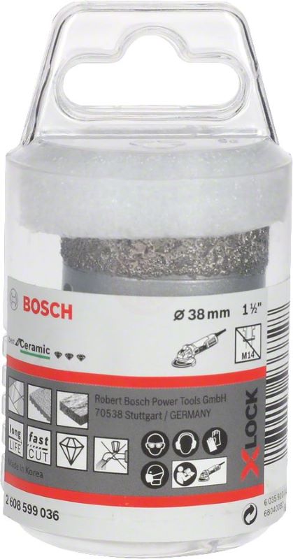 Bosch X-Lock Kuru Elmas Delici Uç DrySpeed Best For Ceramic 38 mm 