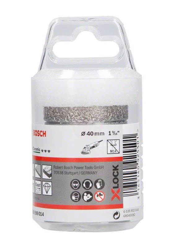 Bosch X-Lock Kuru Elmas Delici Uç DrySpeed Best For Ceramic 40 mm 