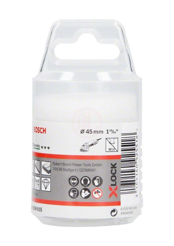 Bosch X-Lock Kuru Elmas Delici Uç DrySpeed Best For Ceramic 45 mm 