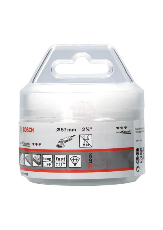 Bosch X-Lock Kuru Elmas Delici Uç DrySpeed Best For Ceramic 57 mm 