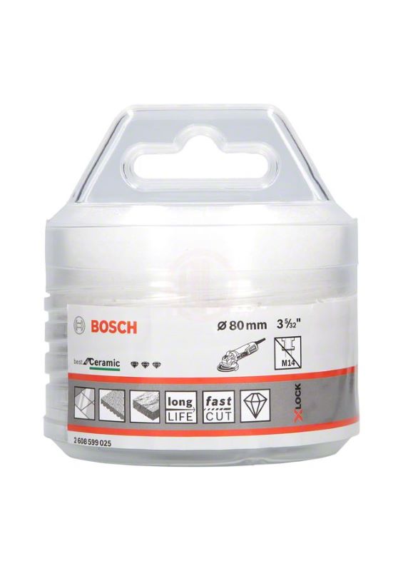 Bosch X-Lock Kuru Elmas Delici Uç DrySpeed Best For Ceramic 80 mm 