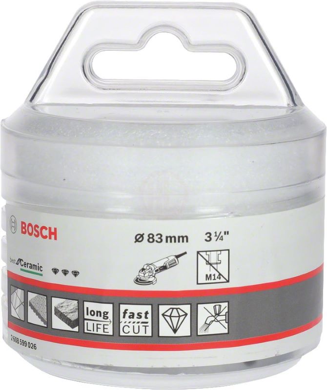 Bosch X-Lock Kuru Elmas Delici Uç DrySpeed Best For Ceramic 83 mm 