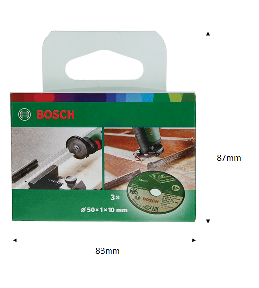 Bosch Metal Kesme Diski EasyCut Grind 50x10x1,0 mm (3 Adet) 