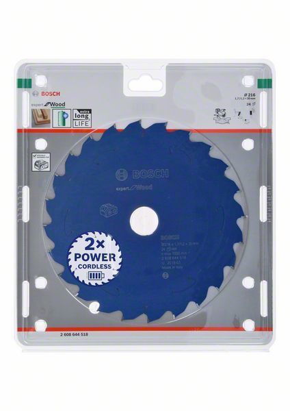 Bosch Daire Testere Bıçağı Expert For Wood 216x30 mm 24 Diş 