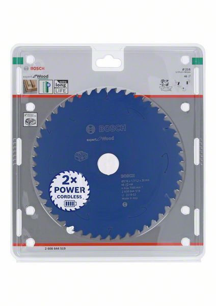Bosch Daire Testere Bıçağı Expert For Wood 216x30 mm 48 Diş (1,7/1,2 mm) 