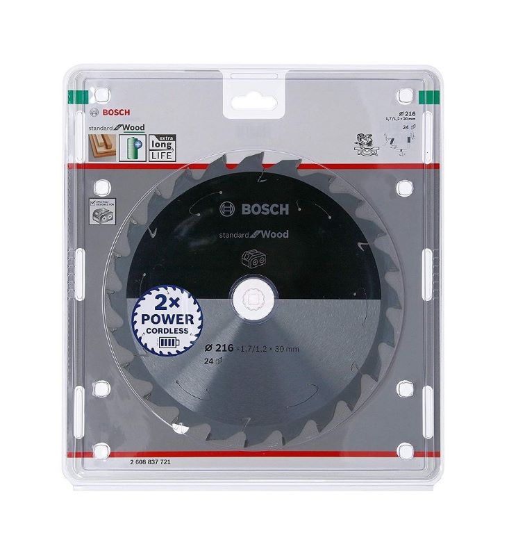 Bosch Daire Testere Bıçağı Standard For Wood 216x30 mm 24 Diş 