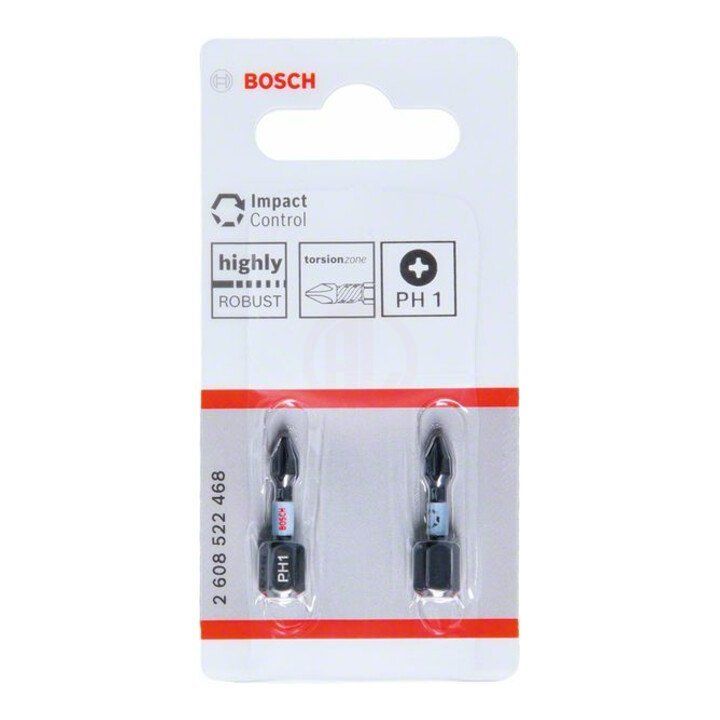 Bosch Vidalama Ucu Impact Control PH1x25 mm (2 Adet) 