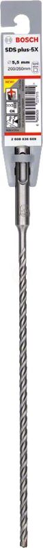 Bosch SDS Plus-5X Kırıcı Delici Uç 5,5x260 mm (1 Adet) 